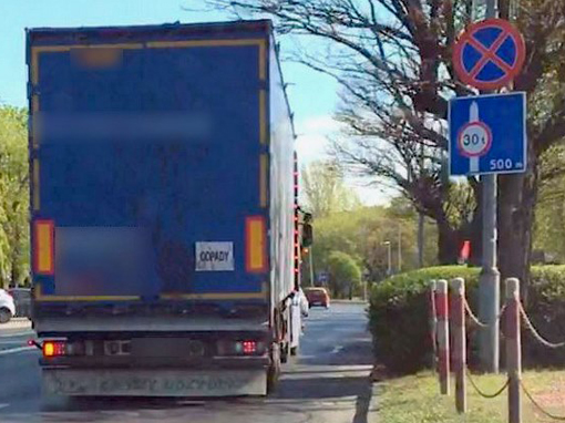 Złapani na zakazie tonażowym