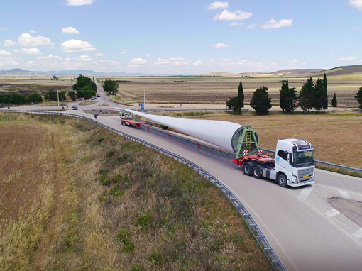 Do transportu łopat wirnika w rozmiarze XXL