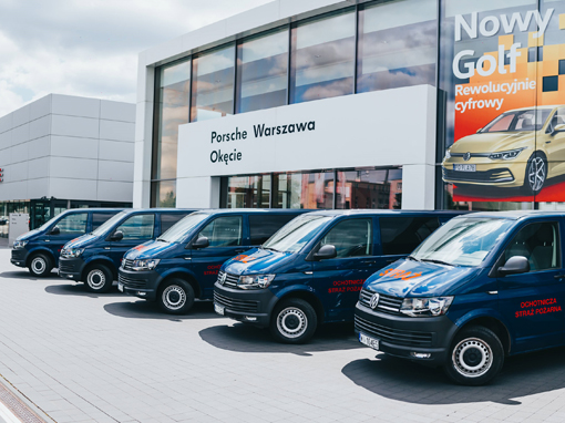 30 VW Transporterów dla strażaków ochotników