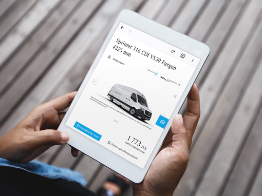 Salon Online 2.0 dla klientów Mercedes-Benz Vans