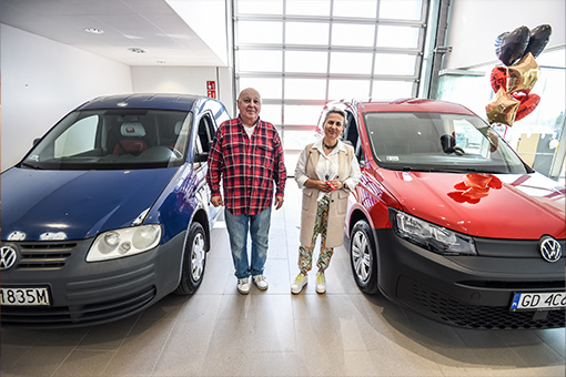 Volkswagen Caddy: milion kilometrów z jednym kierowcą