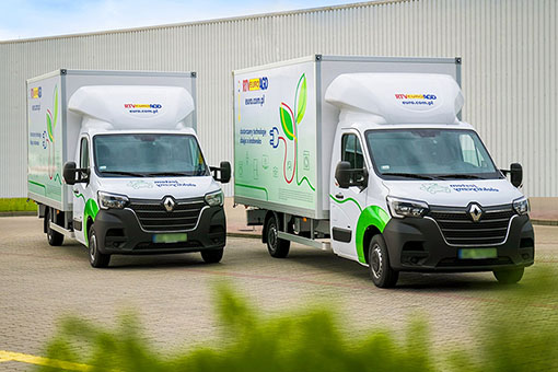 Elektryczne Renault Mastery E-Tech we flocie Euro-NET