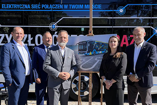 Pierwsze autobusy elektryczne MAN w Mińsku Mazowieckim
