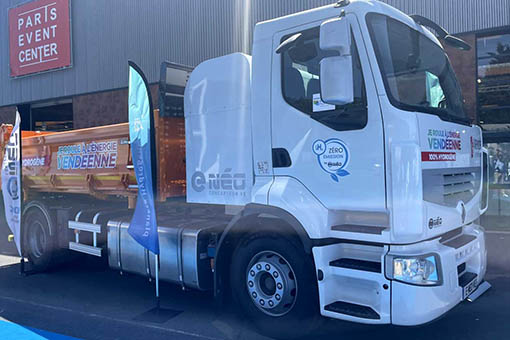 e-Néo prezentuje swoją 19-tonową ciężarówkę na wodór