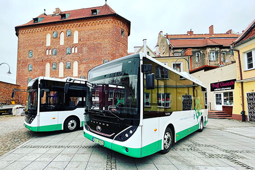 Lidzbark Warmiński ponownie wybrał elektryczne autobusy Yutong 