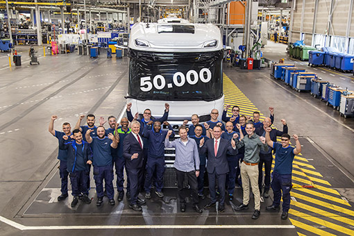 DAF wyprodukował już 50 tysięcy pojazdów ciężarowych nowej generacji