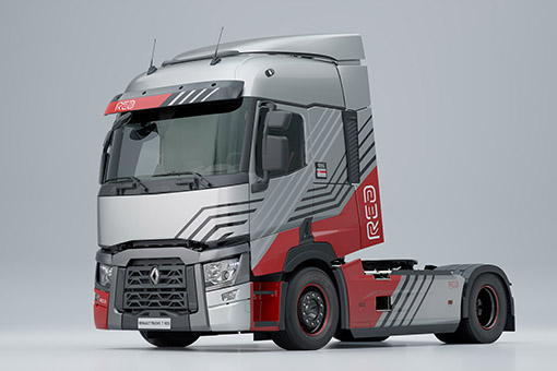 Specjalna seria używanych ciężarówek Renault Trucks T Red