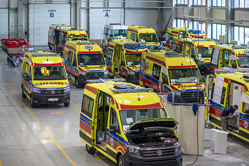 Jak ambulans to przeważnie Volkswagen