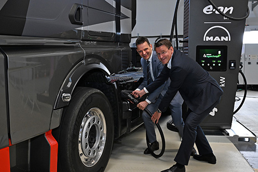 MAN i E.ON zbudują sieć ładowania elektrycznych ciężarówek