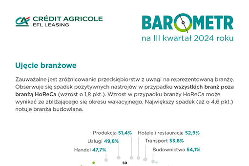 Firmy transportowe i logistyczne planują większe inwestycje