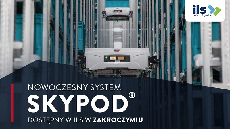 System Skypod: roboty wzięły się do roboty w magazynie ILS w Zakroczymiu