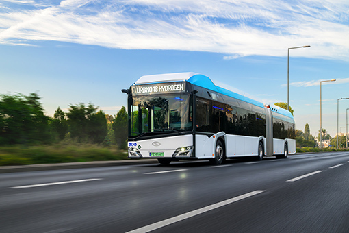 Solaris Urbino 18 hydrogen z Medalem Targów Transexpo 2024