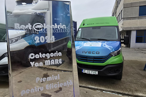 IVECO eDaily z nagrodą za innowacyjność i wydajność 