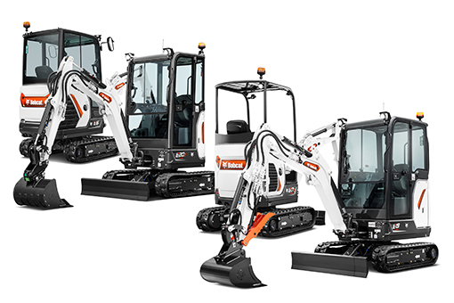 Nowe minikoparki Bobcat 1-2 t 