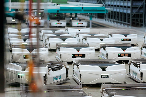 Pierwszy w Polsce magazyn z robotami Skypod