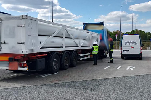 Niebezpieczny transport gazu