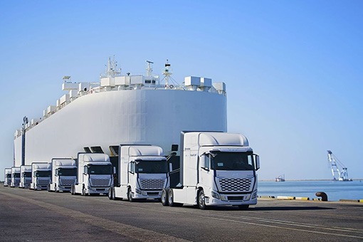 Ciężarówki wodorowe Hyundai w Urugwaju